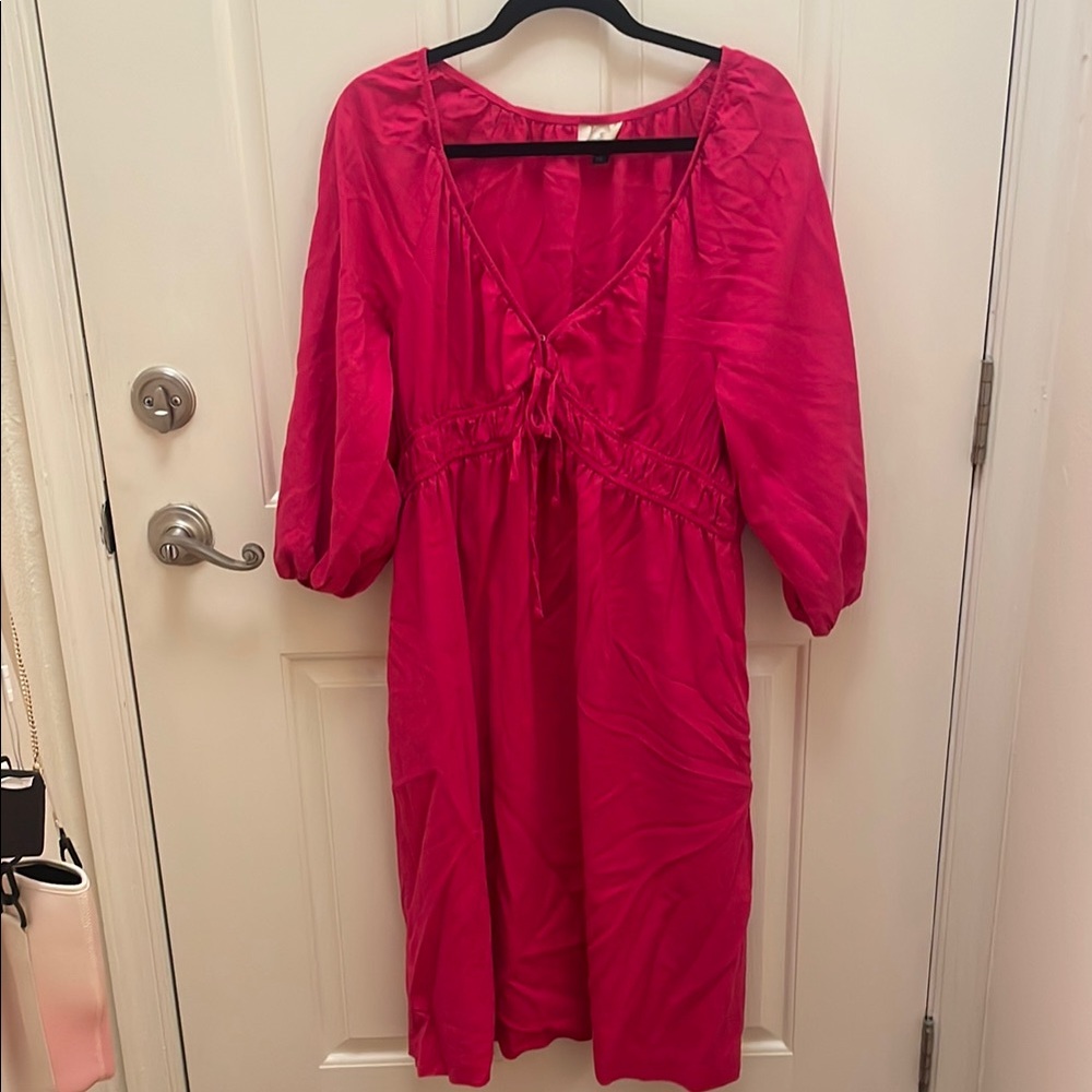 Universal Thread Vibrant Pink Midi Dress